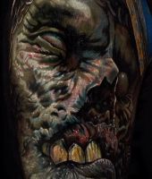 twarz  z Horroru - tatuaże demony