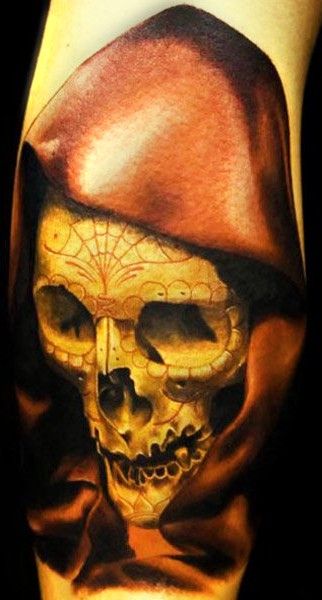 Santa Muerte death tattoo