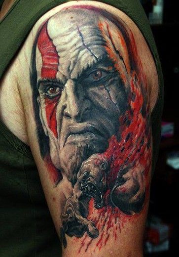 Kratos tattoos