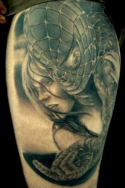 spiderman tattoo