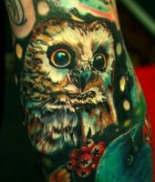 sowa tatuaż 3