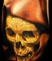 Santa Muerte death tattoo