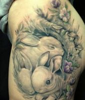 króliki tatuaże