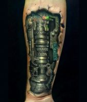 tatuaże biomechaniczne 5