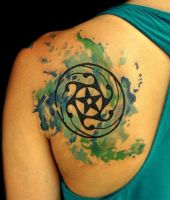 tatuaże na łopatce