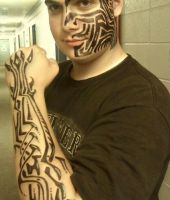 ekstremalne tatuaże