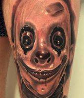 klaun tatuaż