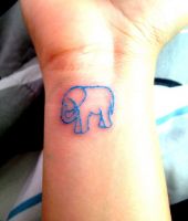 tatuaże słonie
