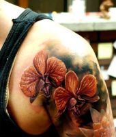3d tatuaże kwiaty