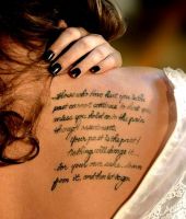 tatuaże dla dziewczyn napisy 50453