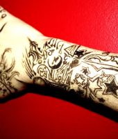 tatuaże długopisem 44447