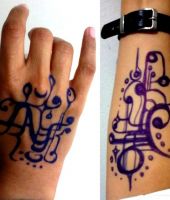 tatuaże długopisem 72584