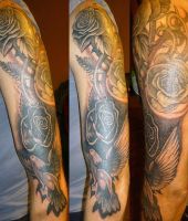 tatuaż na ręce - Marcin Majchrzak