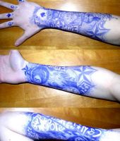 tatuaże długopisem 12972