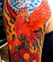 tatuaże feniks 81597