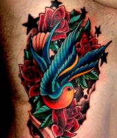 tatuaże jaskółki 48685