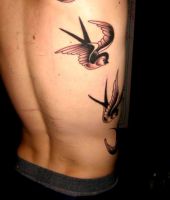 tatuaże jaskółki 69852