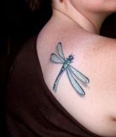 tatuaże ważki 25332