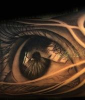 realistyczne oko na ręce