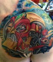 iluzje tatuaże kreskówkowe