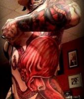 czerwona ośmiornica