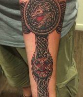 tatuaże celtyckie - smok