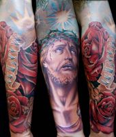 Jezus w koronie cierniowej