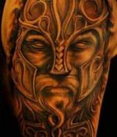 viking wojownik tatuaż