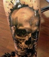 tatuaże czaszki 34