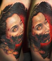 zombie tatuaż