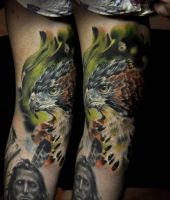 indiańskie tatuaże na ręce