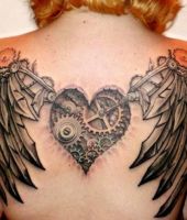 mechaniczne serce i skrzydła