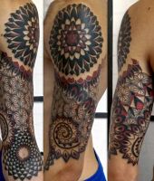 wzory tatuaży geometryczne