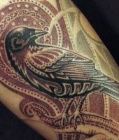 ptak tatuaż wzór
