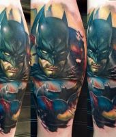 batman tatuaż dla mężczyzny