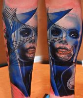 twarze tatuaże kobiety