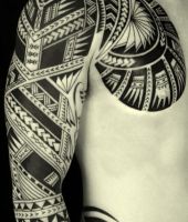 black tattoo for men