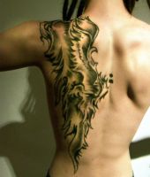 tatuaże na łopatce