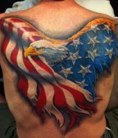 orzeł amerykańska flaga