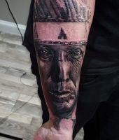 indianin tatuaż dla mężczyzny