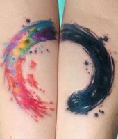 dwie połówki koła