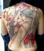 japońskie tatuaże samuraje