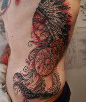 indianin i łapacz snów