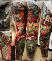 tatuaże mroczne wzory