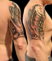 wzory tatuażu na ramieniu dla mężczyzny