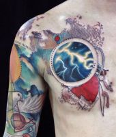 błyskawica i gołębica