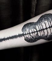 iluzja instrument muzyczny drzewa