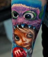 dziewczynka i potwór