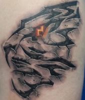 niesamowite tatuaże lwy