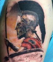 spartan 300 film tatuaż